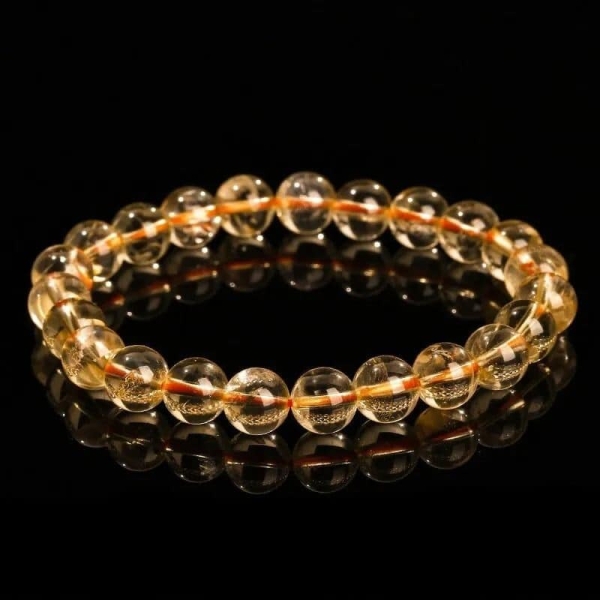 Bracelet en perles de Citrine