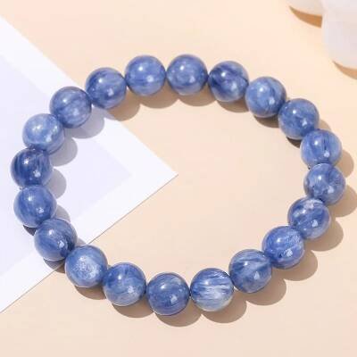 Bracelet en Cyanite bleue