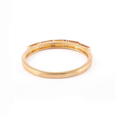 Bague en or jaune et Citrine