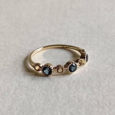 Bague ancienne en or avec Citrine