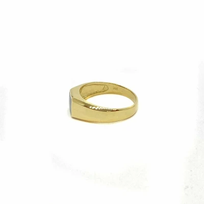 Bague en or et Onyx pour homme