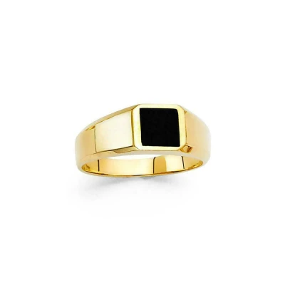 Bague en or et Onyx pour homme