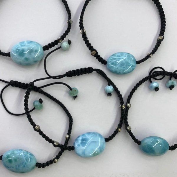 Bracelet en Larimar pour homme