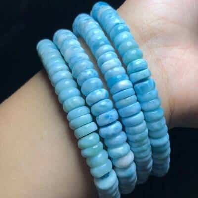 Bracelet en pierre de Larimar