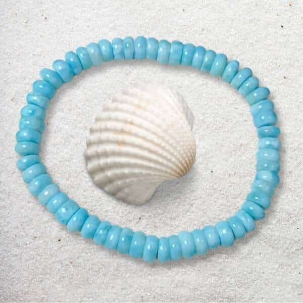 Bracelet en pierre de Larimar