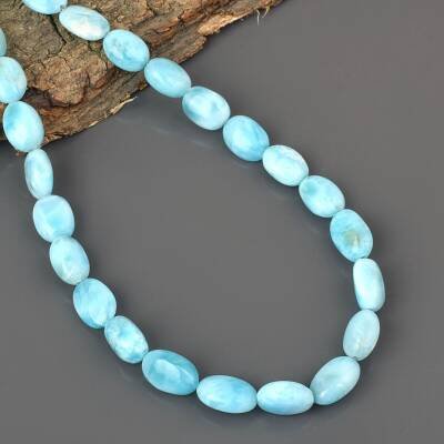 Collier en véritable pierre de Larimar