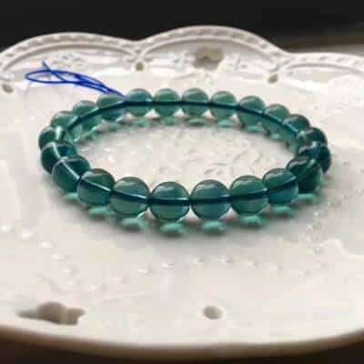 Bracelet en fluorite bleue