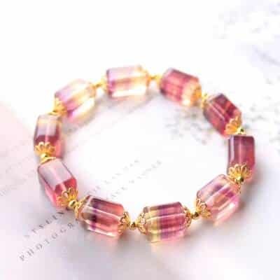 Bracelet en fluorite jaune