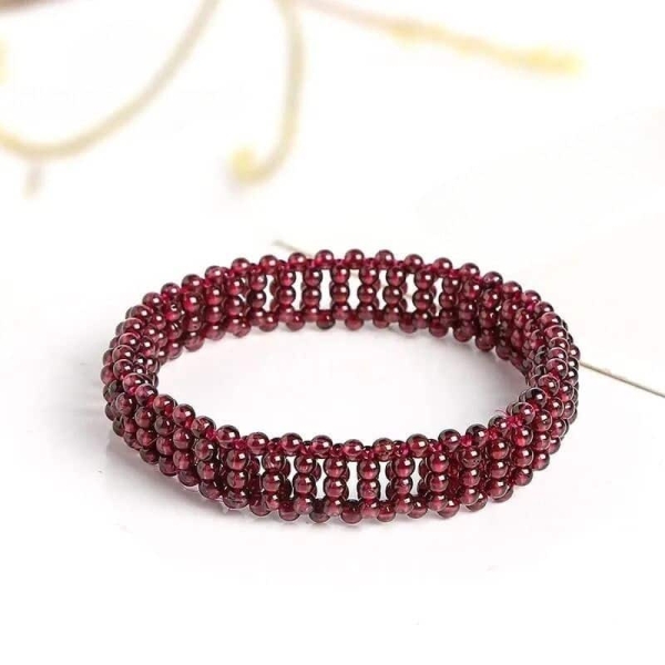 Bracelet en perles de Grenat