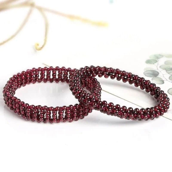 Bracelet en perles de Grenat