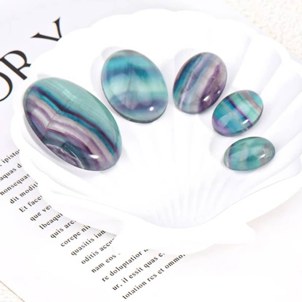 Cabochon de fluorite