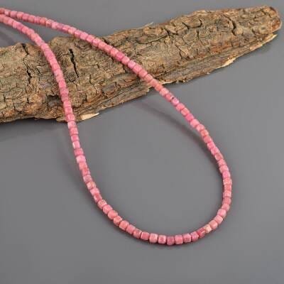 Collier en Rhodonite