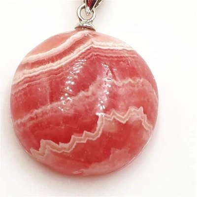Pendentif en Rhodochrosite