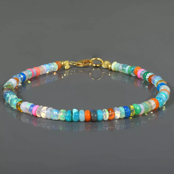 Bracelet en opale Welo multicolore