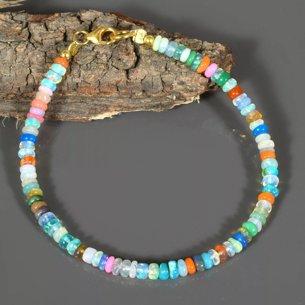 Bracelet en opale Welo multicolore