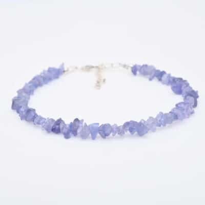 Bracelet en pierre tanzanite pour homme et femme