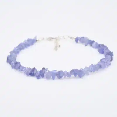Bracelet en pierre tanzanite pour homme et femme