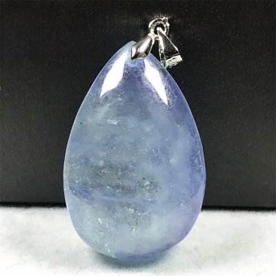 Pendentif goutte en aigue-marine