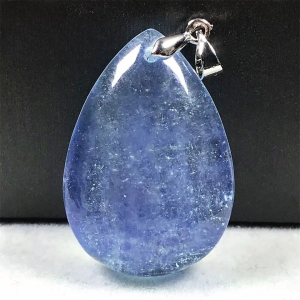Pendentif goutte en aigue-marine