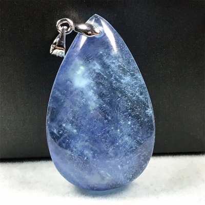 Pendentif goutte en aigue-marine