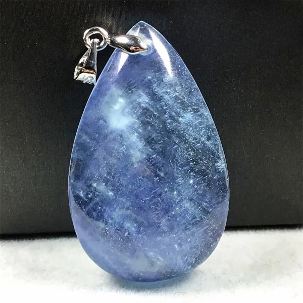 Pendentif goutte en aigue-marine
