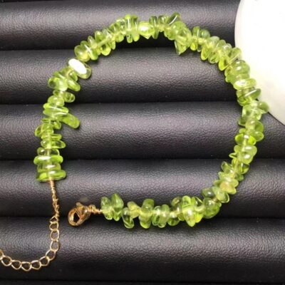 Bracelet en pierres de Péridot pour femme