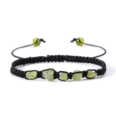 Lithos Style 33 Bracelet en péridot pour homme