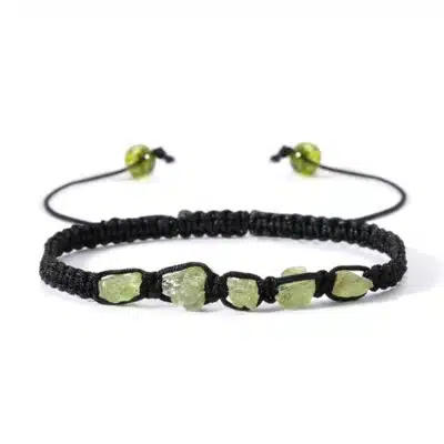 Bracelet en péridot pour homme